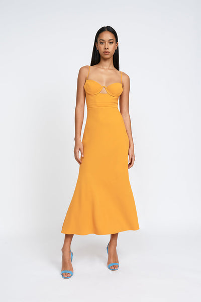 CALLIA WIRE MIDI DRESS