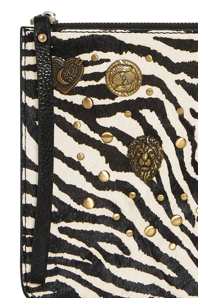 Studded Leather Clutch- Night Waiting For Day