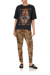 Relaxed Body And Sleeve Tee- Lady Lodge