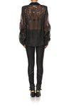 Ruched Sleeve Blazer - Punk of Primrose