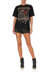 Oversize Band Tee- Camden Moon