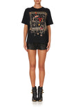 Oversize Band Tee- Camden Moon