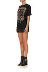 Oversize Band Tee- Camden Moon