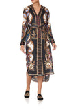 Mid Length Shirt Dress- Dining Hall Darling