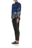 Pintuck Blouse W Drape Sleeve- Camden Moon