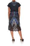 Slim Fit Round Neck T-Shirt- Dripping In Deco