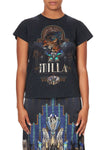 Slim Fit Round Neck T-Shirt- Dripping In Deco