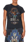 Slim Fit Round Neck T-Shirt- Dripping In Deco