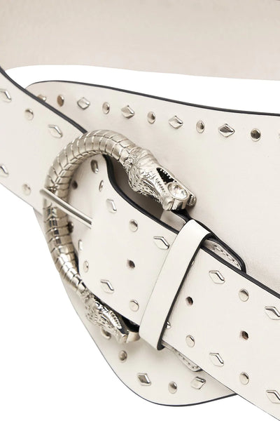 Asymmetric Belt- Solid White