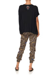 Loose Fit Round Neck Tee- Poetic Anarchy