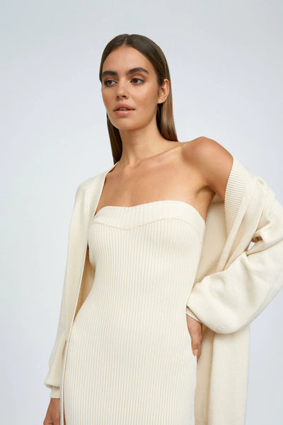 CASHMERE COTTON CARDIGAN