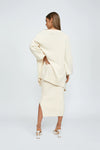 CASHMERE COTTON CARDIGAN