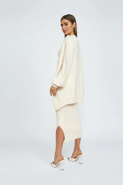 CASHMERE COTTON CARDIGAN