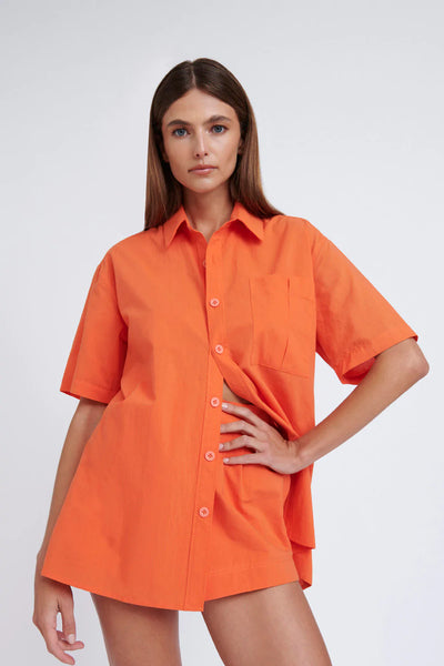 Christo Shirt- Deep Orange