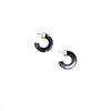 Protea Earrings- Black