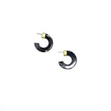 Protea Earrings- Black