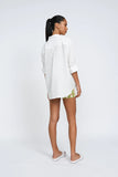 Cobra Knit Mini Short- Green/Nude