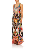 V Neck Back Dress- Star Girl