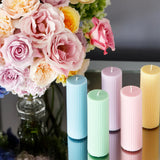 Pillar Pastel Green Candle