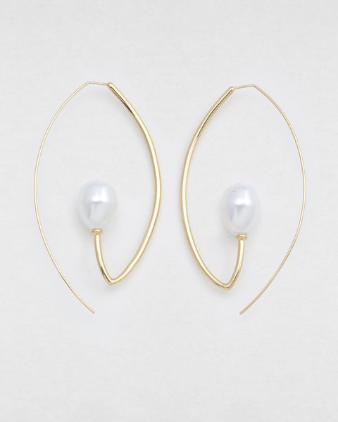 Clarity Baroque Pearl Earring