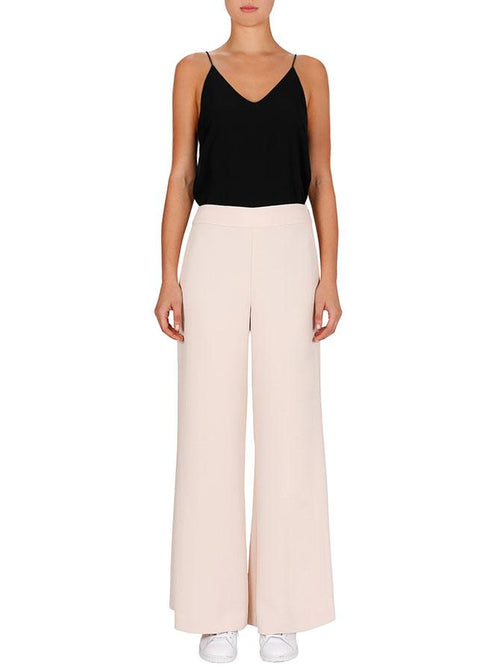 Day To Night Wide Leg Pant- Bare Beige