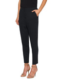 Day To Night Crop Tapered Pant- Black