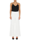 Day To Night High Waisted Wide Leg Pant- White