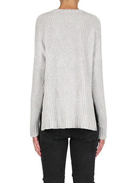 Dream Weaver Sweater- Grey Marle