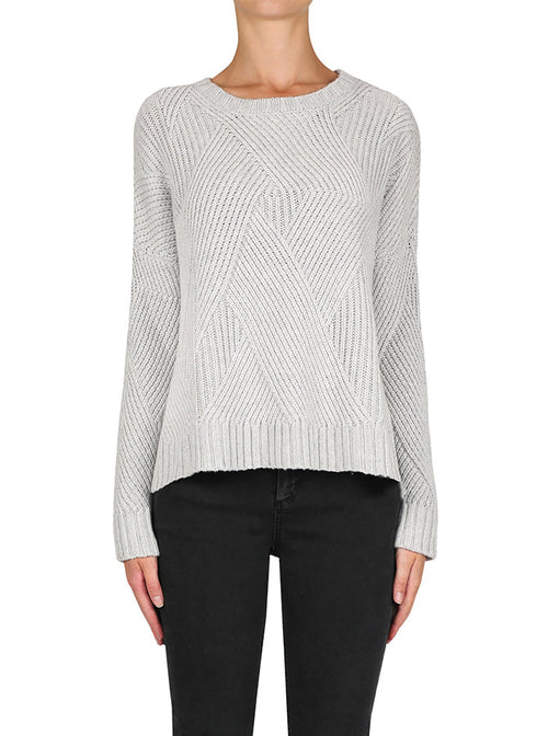 Dream Weaver Sweater- Grey Marle