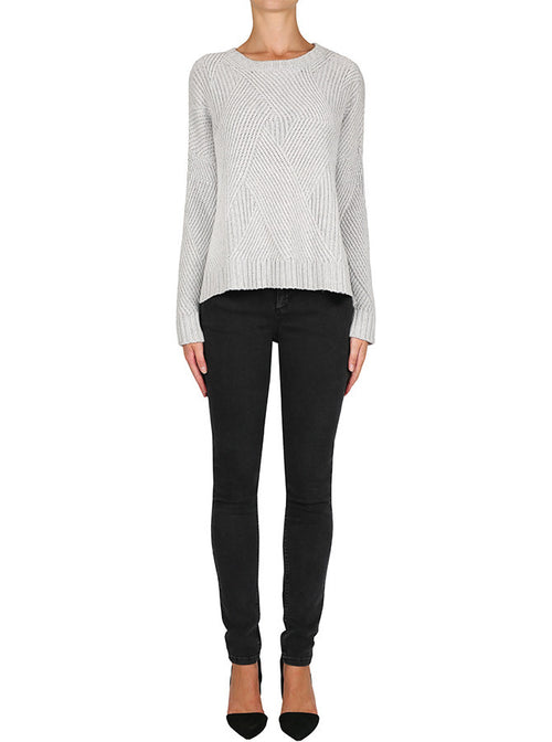 Dream Weaver Sweater- Grey Marle