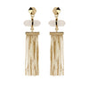 Dawns Exhale Earring- Clear Quartz