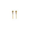 Desert Willow Earrings-Gold
