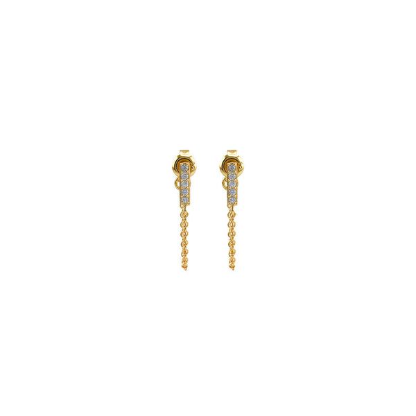 Desert Willow Earrings-Gold