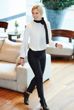 Silver Dot Pant- Black