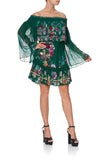 Tiered Ruffle Dress- Emerald’s Orbit