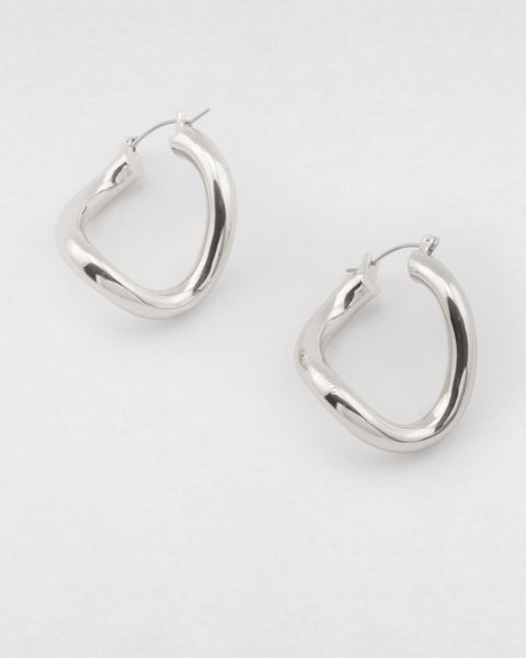 Cadena Earrings- Silver