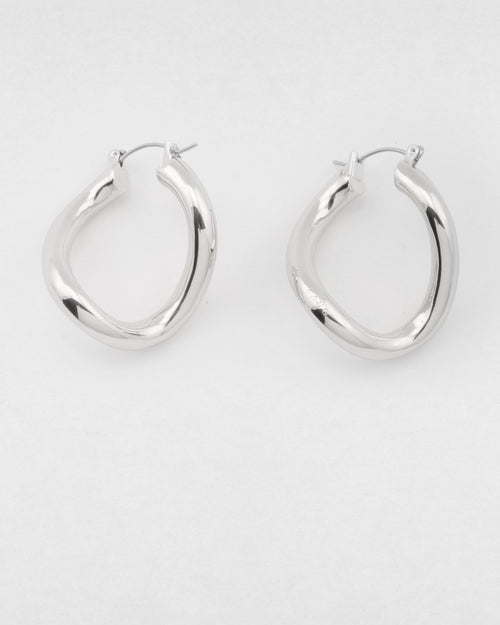 Cadena Earrings- Silver