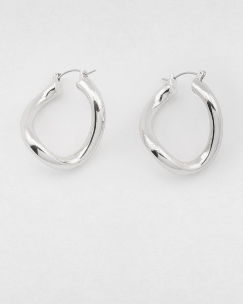Cadena Earrings- Silver