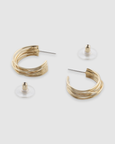 Lisa Hoop Earring- Gold