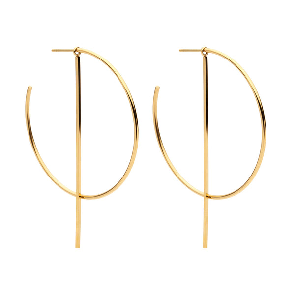 Duke Earrings- Gold