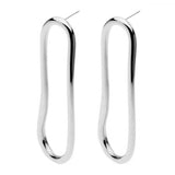 Troy Earrings- Silver