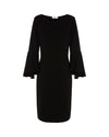 Tulip Sleeve Dress- Black