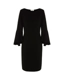 Tulip Sleeve Dress- Black