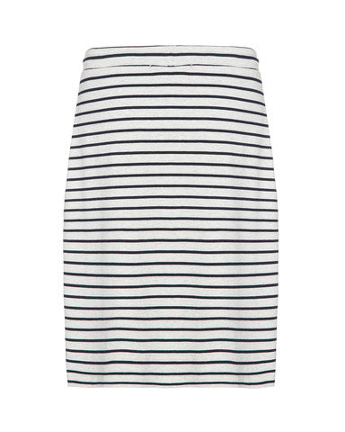 Mid Track Skirt- Chalk Marle/Ink