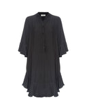 Frill Bell Dress- Twig