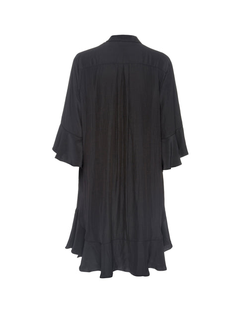 Frill Bell Dress- Twig