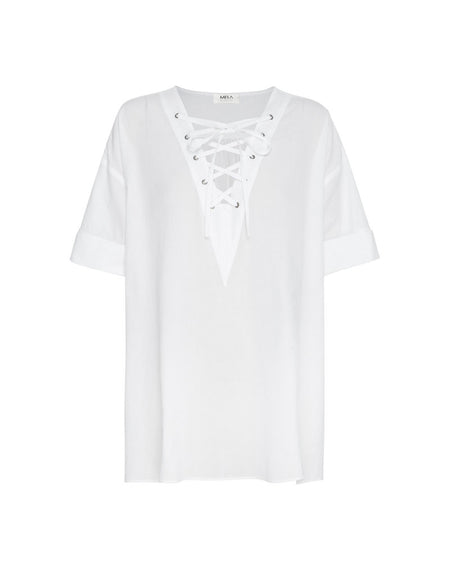 Crystal Maxi Dress- White Poet Stripe