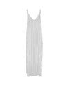 Crystal Maxi Dress- White Poet Stripe