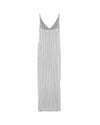 Crystal Maxi Dress- White Poet Stripe