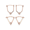 Gold Dust Nights Earring Set- Rose Gold